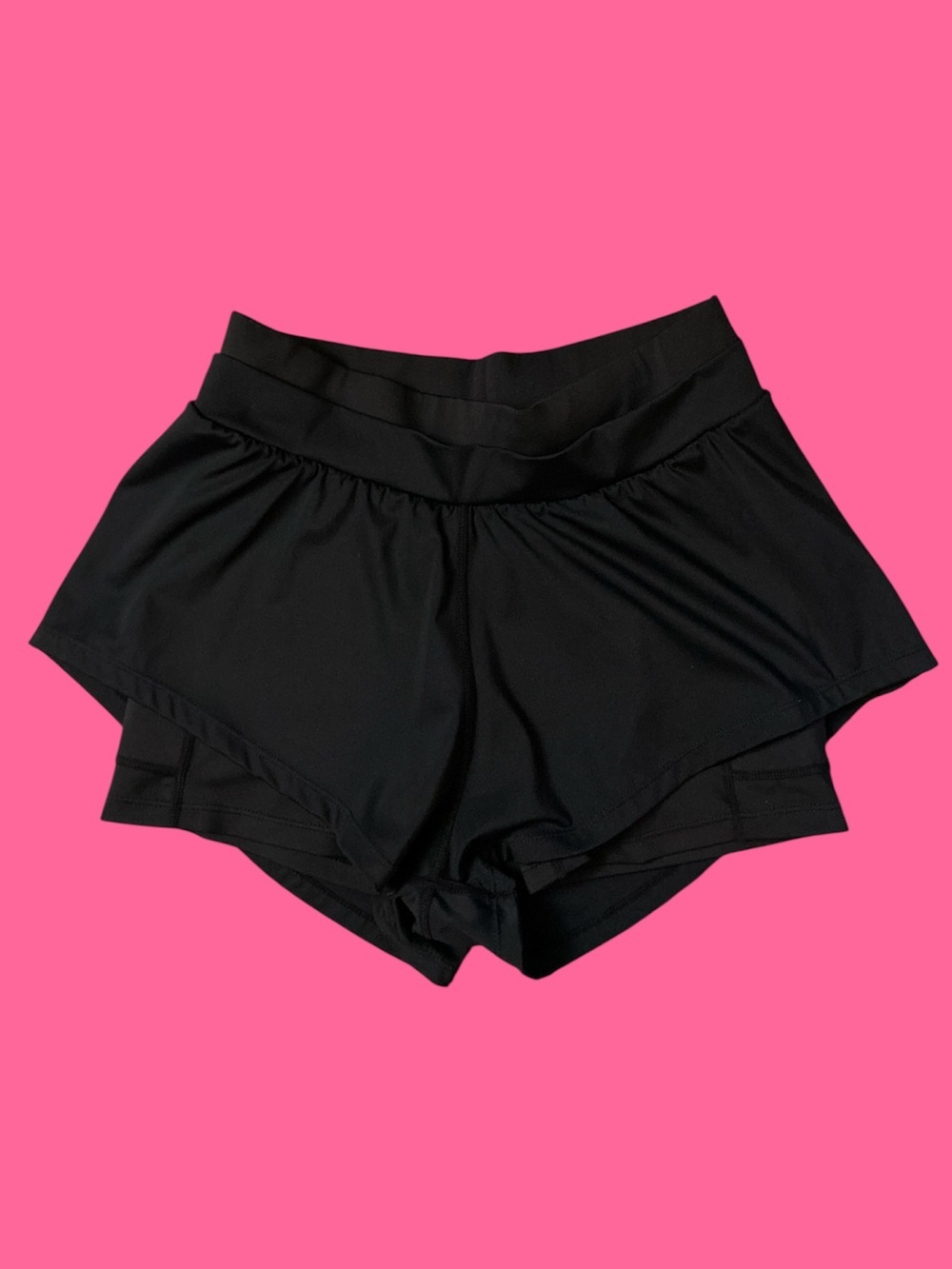 Expntl Athletics Divergent 2-in-1 running short in Midnight Black Size Small